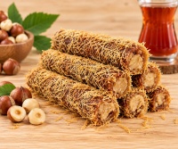 Fındıklı Ezmeli Kadayifli  Pestil Sarma