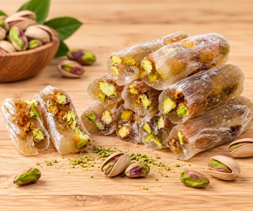 Antep Fıstıklı Fitil Lokum