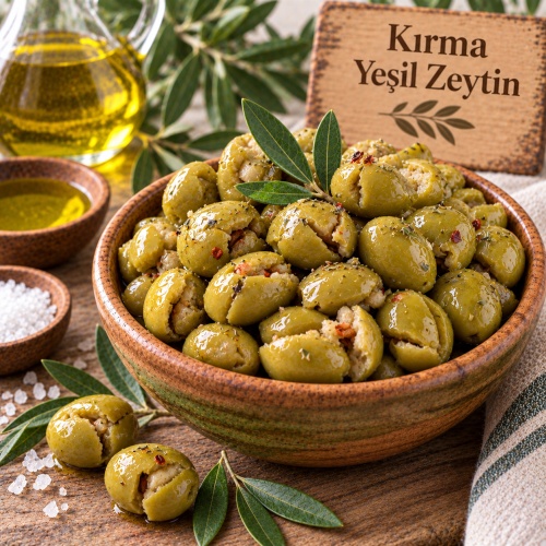 Kırma Yeşil Zeytin